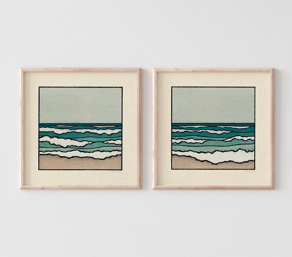 Wash Away Diptych