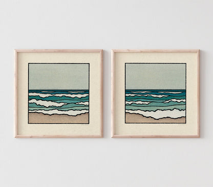 Wash Away Diptych