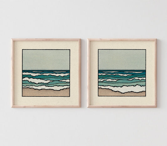 Wash Away Diptych